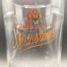Make mine a Marstons clear glass pint beer glass picture