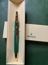 Rolex Ballpoint Pen NEW RARE Green  Gold Collectible Pen Datejust Submariner picture