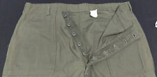 Genuine Vietnam 1960s OG-107 Utility Trousers Type III  Sateen Cotton XL - 44x31 picture