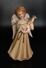 Vintage Nikoniko EW Rare Angel With Lute Hand Painted Gold Trim 5.25