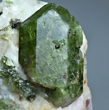 820g Natural Terminated Green Diopside Crystals On Matrix from Afghanistan picture