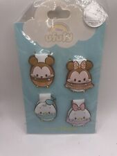 NEW Disney Ufufy Magnetic Paper Clips Hong Kong Disneyland Park Mickey Minnie picture