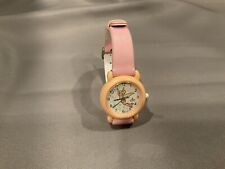 Disneys Vintage Rare Tinkerbell Pink Lotus Quartz Watch Never Worn picture