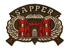 US ARMY ENGINEER SAPPER PATCH W/ CASTLE BRANCH INSIGNIA ESSAYONS 12B TAB VET picture