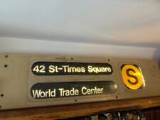 NYC NYCTA subway MTA R40 R40S rollsign authentic and working picture