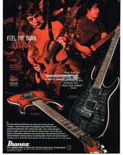2010 IBANEZ RGA Electric Guitar J B BRUBAKER of AUGUST BURNS RED Vintage Ad picture