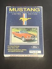 New Sealed Ford Mustang Collectible Cards Limited Edition 1965 - 1973  picture