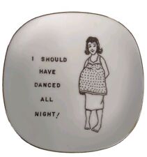 1940s Arrow Adult Humor Naughty Novelty Small Plate Trinkit Dish Made In Japan  picture