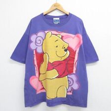 Xl/Used Short Sleeve Vintage T-Shirt Men'S 00S Disney Winnie The Pooh Large Size picture