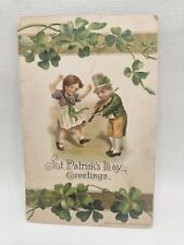 Vintage Postcard ST. Patrick's Day Freixas Children Early 1900's. picture