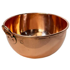 Large Rare and Unique French Copper Egg Bowl, Ca 1880 picture