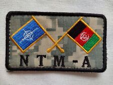 NATO Afghanistan Military Patch 3.5 x 2 Inch picture