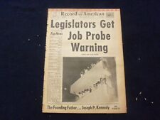 1965 MAY 10 BOSTON RECORD AMERICAN NEWSPAPER-LEGISLATORS JOB PROBE WARN- NP 6286 picture