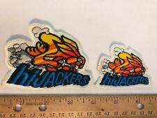 Vtg Hijackers Gabriel Shock Absorber hot rod drag racing jacket hat cap patch x2 picture