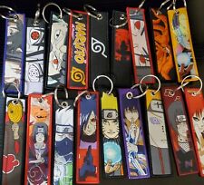 Naruto Anime Keychains -Double sided, Embroidered- Brand New - Many Styles picture