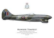 Print Hawker Tempest V, FL Pierre Clostermann, No. 3 Squadron, 1945 (by G.Marie) picture