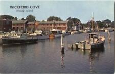 North Kingstown,RI Wickford Cove Washington County Rhode Island Chrome Postcard picture