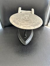 Star Trek Enterprise 1701-D Solid Pewter From The Franklin Mint 1991 picture