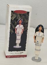 Native American Indian Barbie Ornament Hallmark Keepsake Vintage 1996 NEW picture