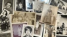 Vintage Photo Snapshot Lot Of Beautiful Women B/W Pretty Friends Group Found picture