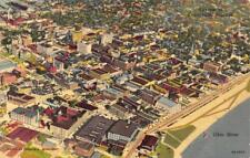 EVANSVILLE, Indiana IN    CITY & OHIO RIVER Bird's Eye View  1953 Linen Postcard picture