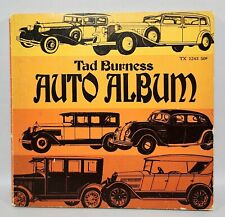 Vintage TAD BURNESS Auto Album Book 1969 Antique Classic Cars picture