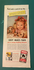 1940's Pard swifts dog food Vintage Ad Cocker Spaniel Color Original picture
