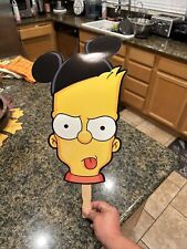 D23 2019 The Simpsons Bart Mickey Ears Disney Big Head RARE Promo  picture