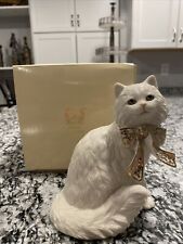 🟢🟢NEW, Lenox, Cat and Bow “Sitting Pretty” figurine. Retired Collectible. picture