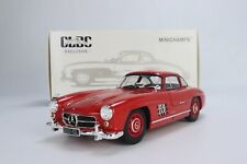 MINICHAMPS迷你切 1：18 奔驰 MERCEDES BENZ 300SL  Alloy Car model limited edition RED picture