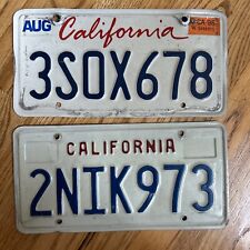 Vintage California License Plates picture