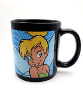 Disney Store Tinkerbell Extra Large Black 20 oz Coffee Mug - EUC picture