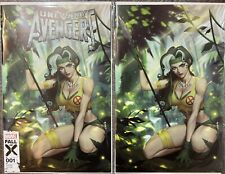 UNCANNY AVENGERS #1 [G.O.D.S., FALL] R1C0 TRADE AND VIRGIN VARIANT SET MARVEL picture