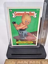 Vintage 1987 Topps Garbage Pail Kids Ground Chuck #381A Sticker Card picture