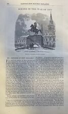 1865 War of 1812 Defense of New Orleans Andrew Jackson picture