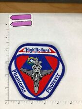 USAF F-4 PHANTOM II PHANTOMS PHOREVER HIGH ROLLERS SQUADRON PATCH picture