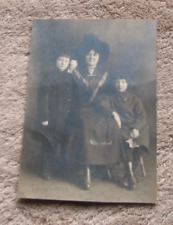 1912 Marie Snyder Family Girls Daughters Christmas RPPC Real Photo Postcard picture