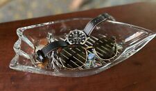 Vintage Fathers Day Gift Fishing Rowboat Trinket Tray Keys Coins Wallet Nautical picture
