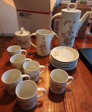 Vintage Porcelana Schmidt Made in Brazil Espresso set w/ 6 cups and saucers picture