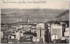 San Francisco and Bay from Fairmont Hotel, California - Postcard picture