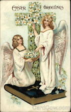 Easter Angel 1908 Easter Greetings United Art Publishers Antique Postcard picture