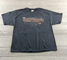 Harley Davidson BLACK CANYON Montrose Colorado Tshirt Men's Size XL VTG USA picture