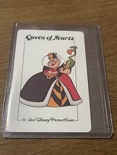Authentic Rare Vintage Walt Disney Productions “The Old Witch” Queen Hearts Card picture