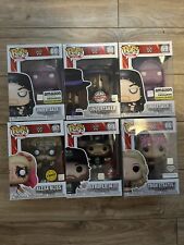 WWE Funko Pop Lot Alexa Bliss Chase Trish Stratus Autograph HHH Undertaker Excl picture