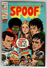Spoof # 1 (5.5) 10/1970 Marvel 15c Early Bronze-Age Comic Clod Squad App.  🚚 picture
