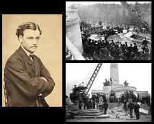1901 Abraham Lincoln Coffin PHOTOS Exhumed Tomb, PLUS Robert Todd Lincoln PHOTO picture