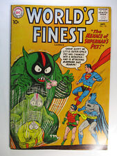 World's Finest #112, Menace of Superman's Pet, Batman, VG/F, 5.0 (C), OWW Pages picture