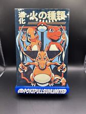 Pokemon Charizard, Charmeleon, Charmander   Metal Print 4x6 (not Card) picture
