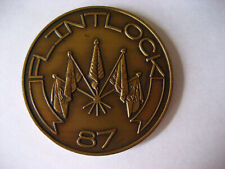 Flintlock 87 Allied Special Forces SOCEUR AFSOF Military Challenge Coin picture