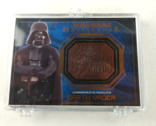2016 Topps Star Wars Masterwork Darth Vader Yavin Commemorative Medallion Card picture